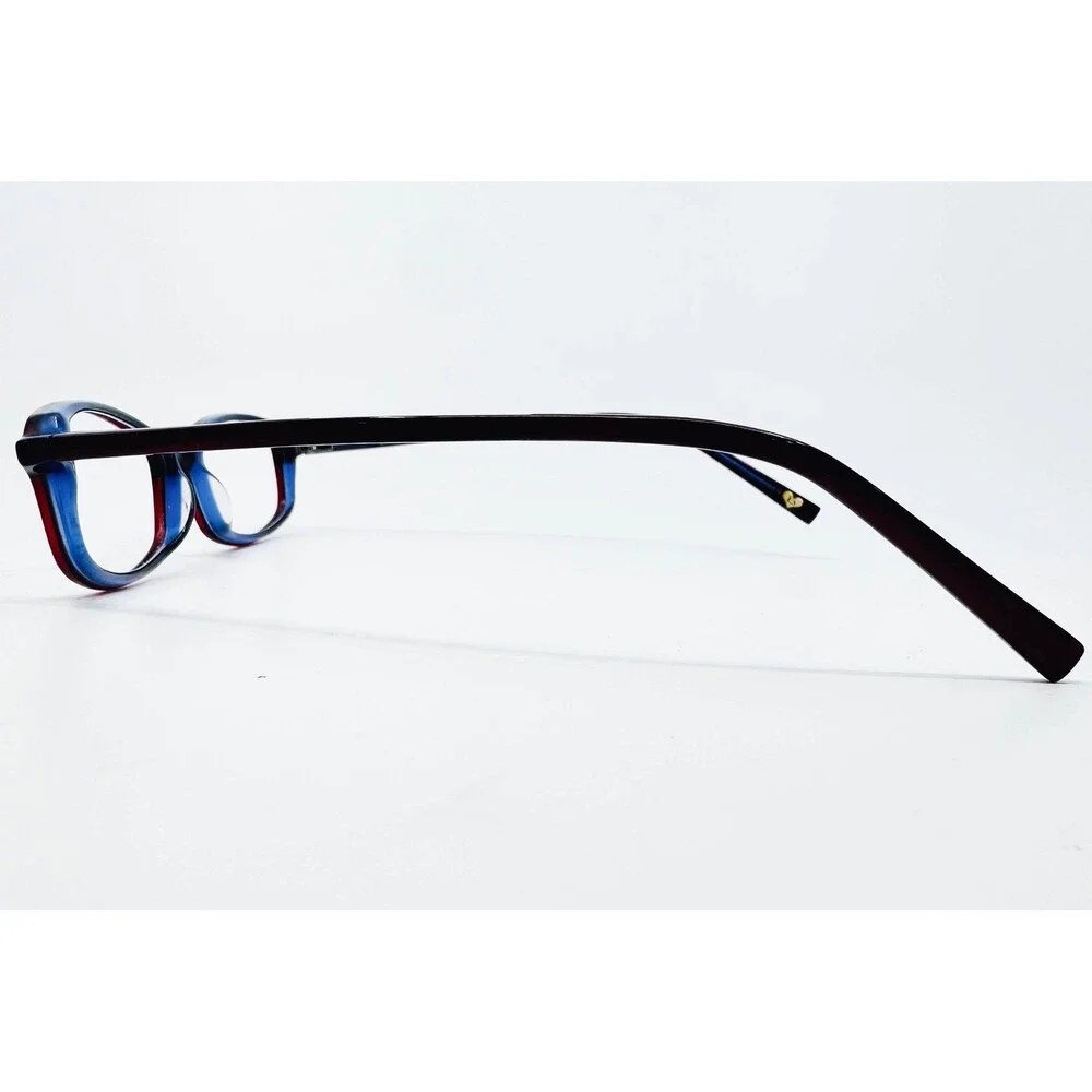 bebe Eyeglass Frames Womens Red Blue Starstruck Oval 49-15-130 44531